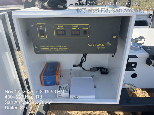 2025 NATIONAL SIGNAL Sunray Solar-Powered Mobile Integrator Tower