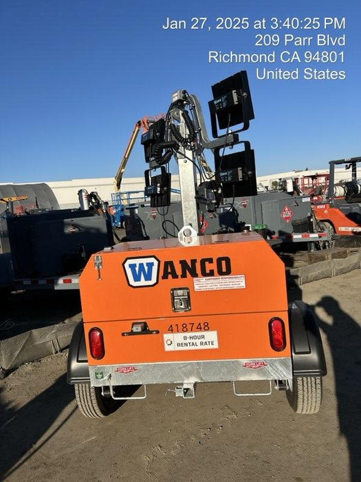 2024 Wanco WLTT-4MM4K Diesel, Deep Sea Controller, Shore Power Plug, Auto Start, (4) 350W LED Floodlights, 4kW Generator, 60 Gal Fuel Tank, 2" Ball, T3