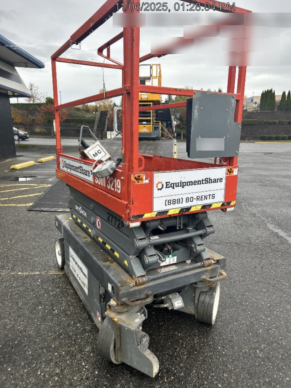 2019 Skyjack SJIII-3219 Standard Options