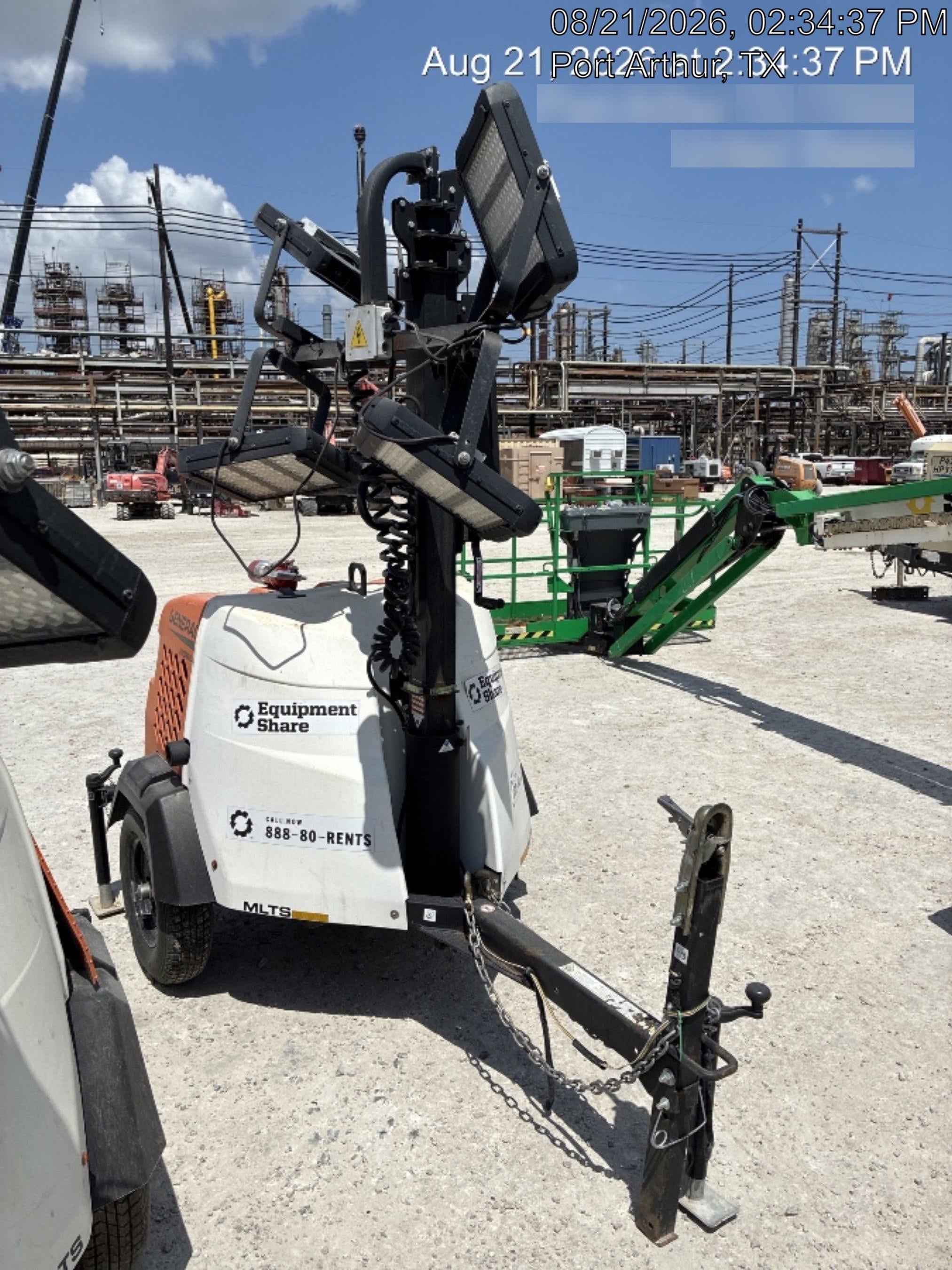2024 Generac MLT2 Diesel, Flex Switch 120V Input, Powerzone Controller, 
(4) 320W LED Lights, 4kW Generator, 39.9 Gal Fuel Tank, 2" Ball, T3