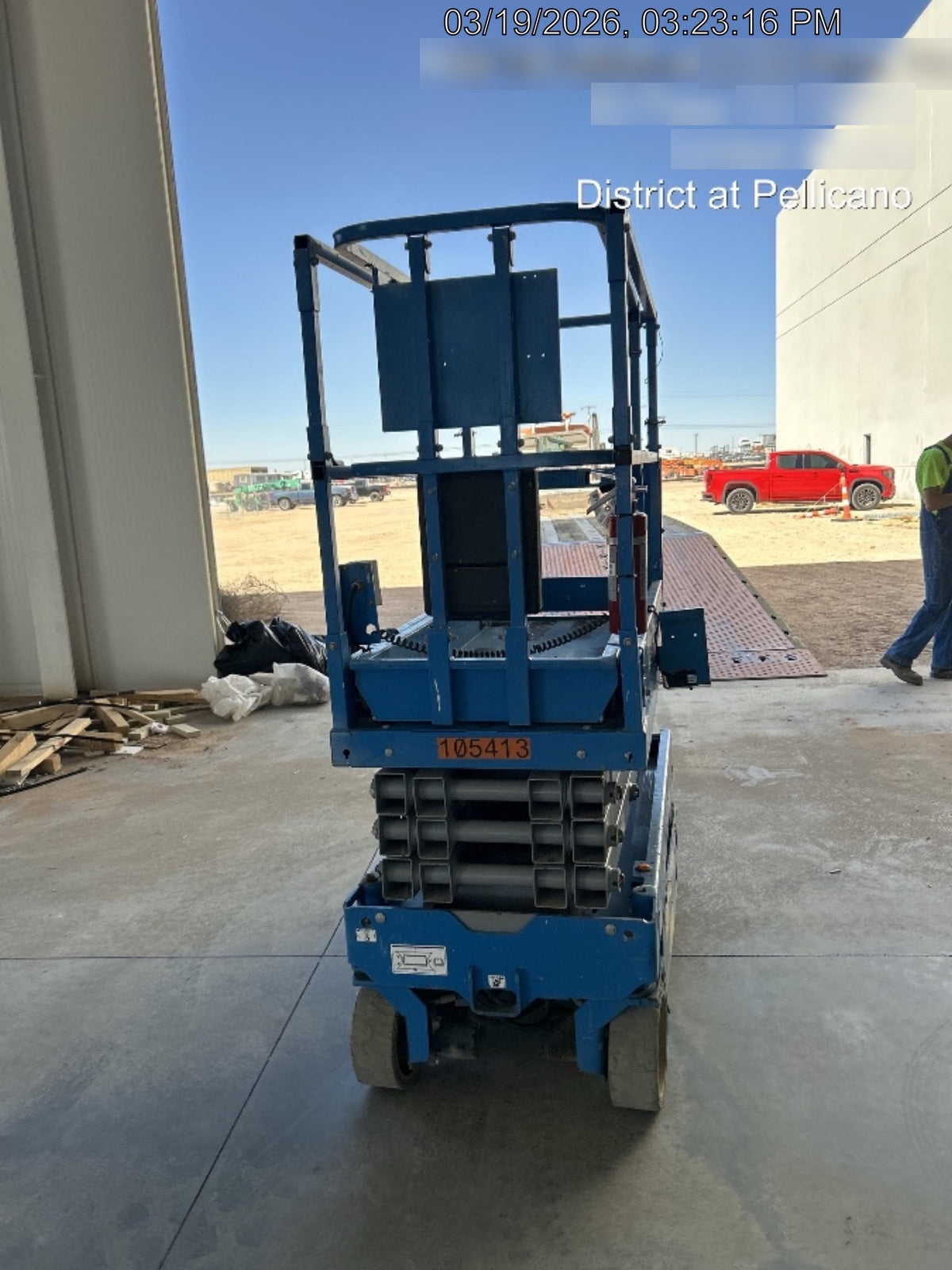 2020 Genie GS-1930 Solid Non Marking Tires, Beacon, Folding rails with half height swing gate