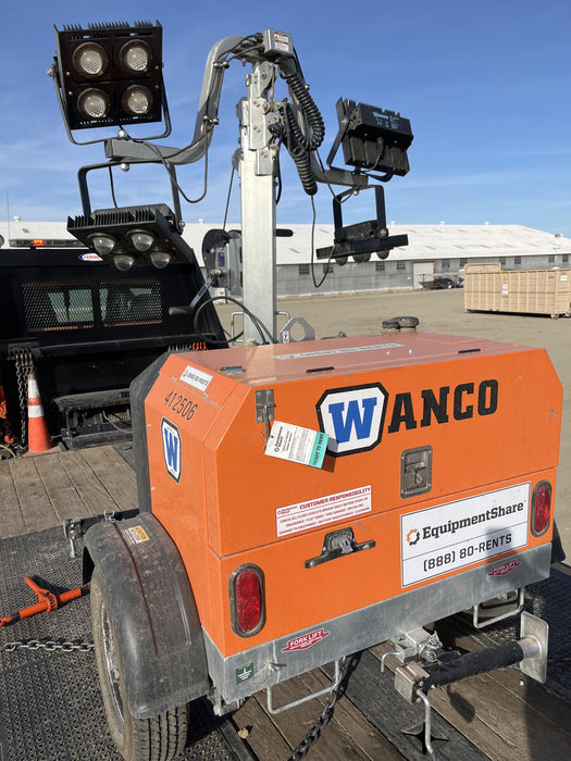 2024 Wanco WLTT-4MM4K Diesel, Deep Sea Controller, Shore Power Plug, Auto Start, (4) 350W LED Floodlights, 4kW Generator, 60 Gal Fuel Tank, 2" Ball, T3