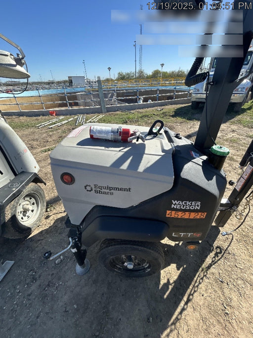 2024 Wacker Neuson LTT4 Diesel, Kohler KDW702, Deep Sea Controller, Auto Start, LED 320W, Bypass Outlet, T3