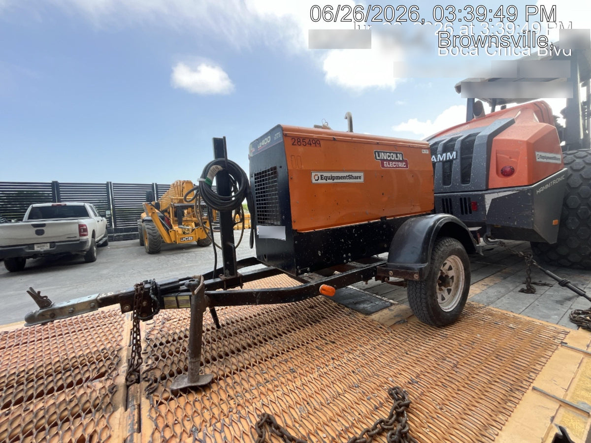 2022 Lincoln Electric LE400 Kubota V1505, Trlr, Cable Rack, Light Kit, ES Decals, T3