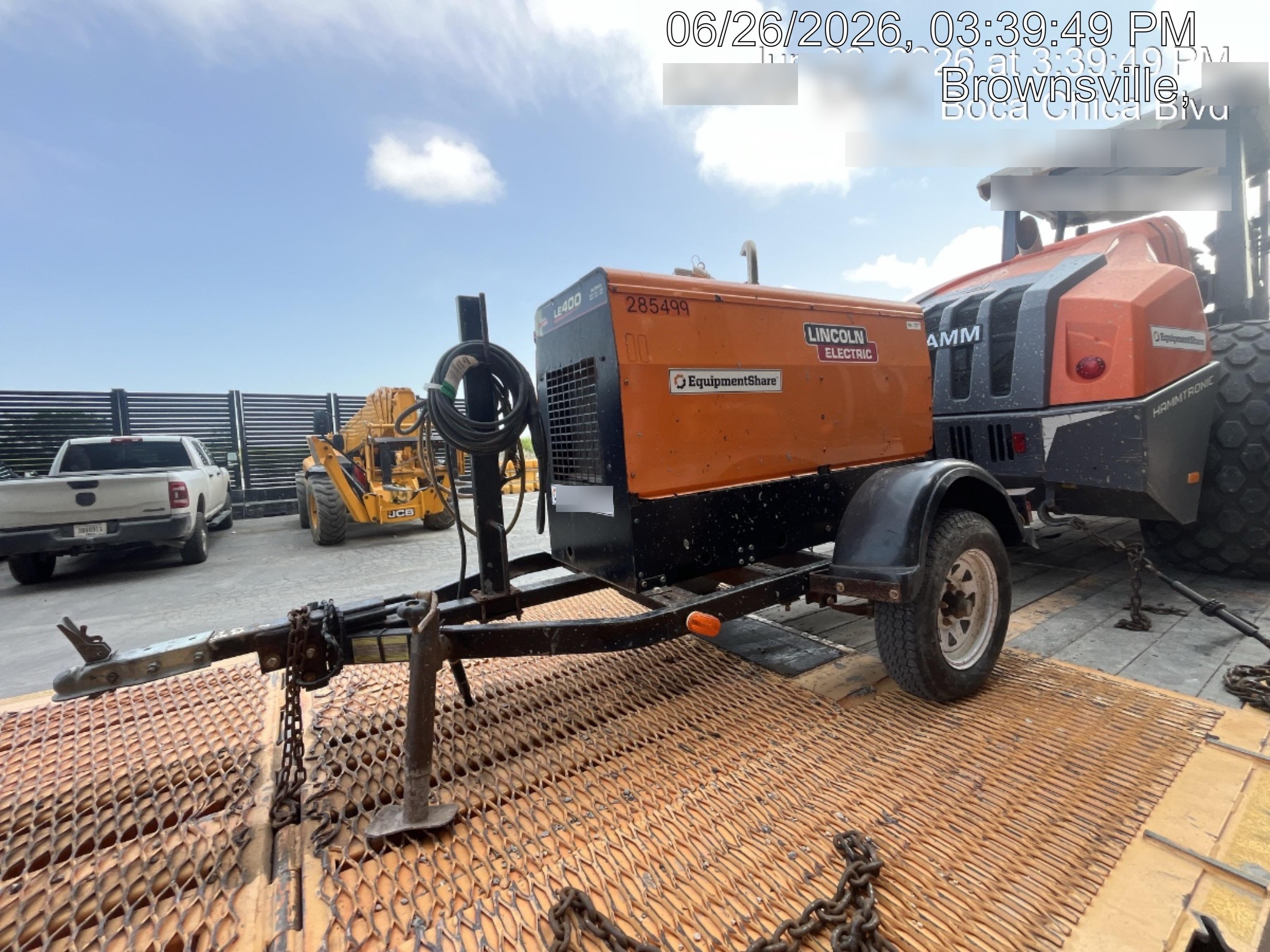 2022 Lincoln Electric LE400 Kubota V1505, Trlr, Cable Rack, Light Kit, ES Decals, T3