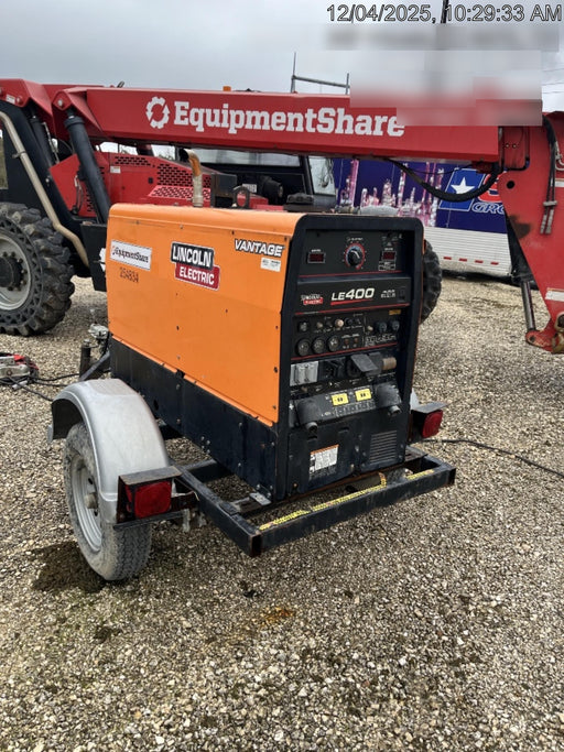 2022 Lincoln Electric LE400 Kubota V1505, Trlr, Cable Rack, Light Kit, ES Decals, T3