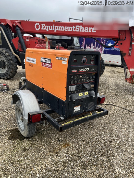 2022 Lincoln Electric LE400 Kubota V1505, Trlr, Cable Rack, Light Kit, ES Decals, T3