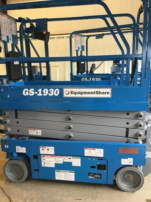 2019 Genie GS-1930 Fixed Rails with Chain Entry