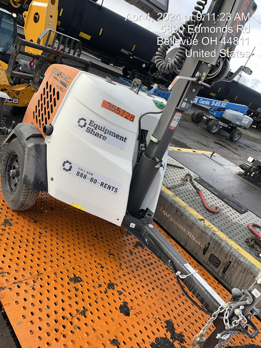 2023 Generac MLT2 Diesel, Flex Switch 120V Input, Powerzone Controller, 
(4) 320W LED Lights, 4kW Generator, 39.9 Gal Fuel Tank, 2" Ball, T3