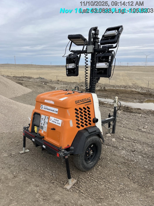 2023 Generac MLT2 Diesel, Flex Switch 120V Input, Powerzone Controller, (4) 320W LED Lights, 4kW Generator, 39.9 Gal Fuel Tank, 2" Ball, T3