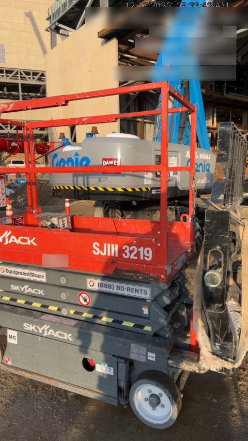 2017 Skyjack SJIII-3219 Standard Rental Specs