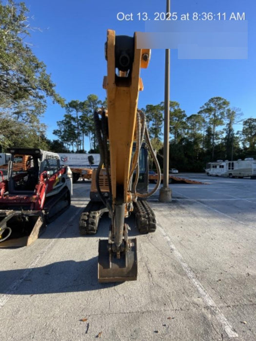2018 Case CX57C CLOSED CAB A/C, LONG ARM, RUBBER TRACKS, AUX HYD