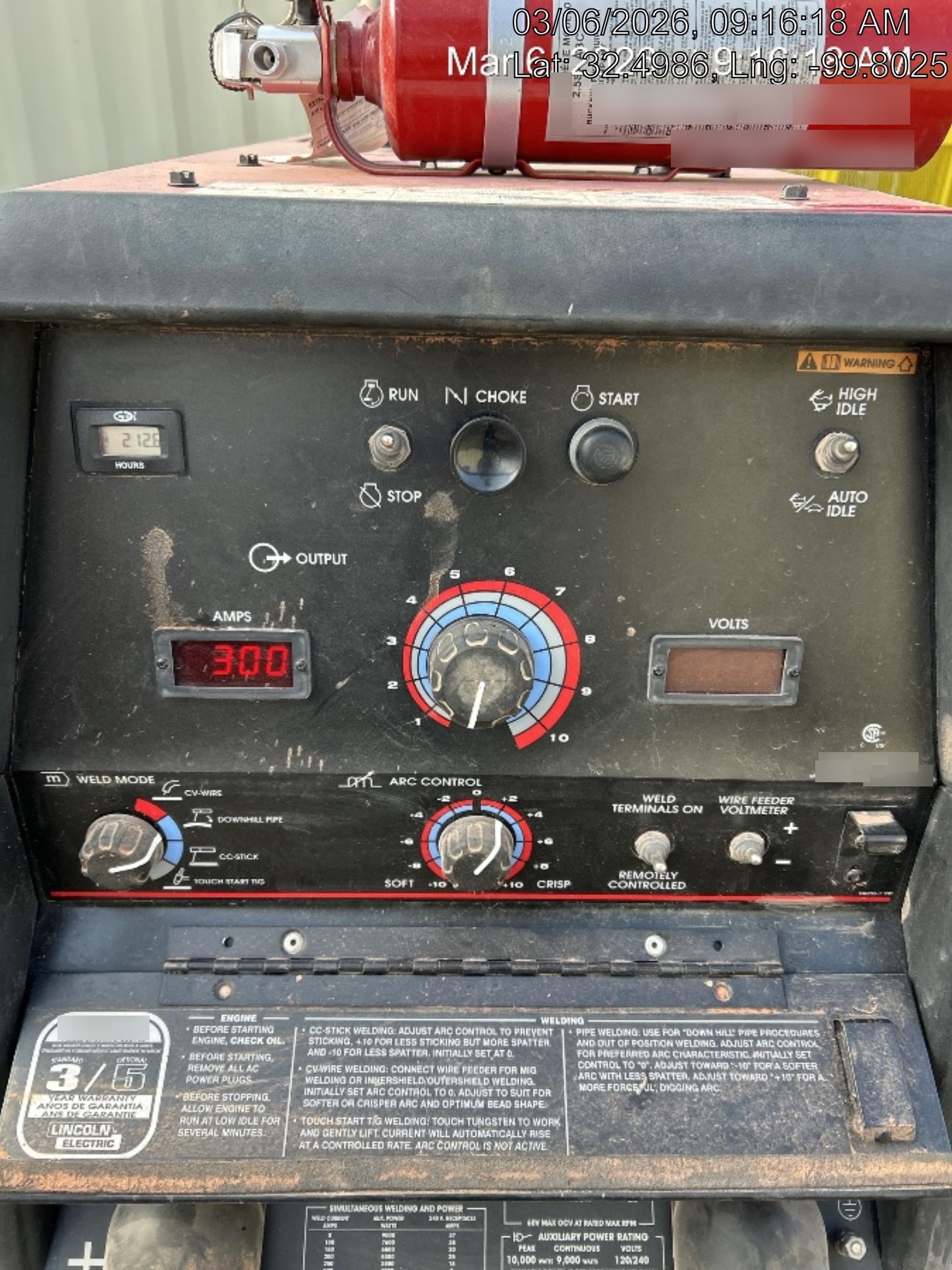 2024 LINCOLN ELECTRIC Ranger 305 LPG
