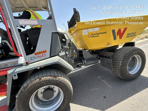 2025 WACKER NEUSON DV603 Canopy Turf Tires