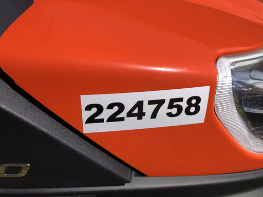 2022 Kubota RTV-X1140W-H Plastic Canopy, Windshield Acrylic Clear, LED Strobe Light, Wire Harness Kit, Back up Alarm