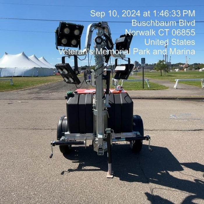 2024 Wanco WLTT-4MM4K Diesel, Deep Sea Controller, Shore Power Plug, Auto Start, (4) 350W LED Floodlights, 4kW Generator, 60 Gal Fuel Tank, 2" Ball, T3