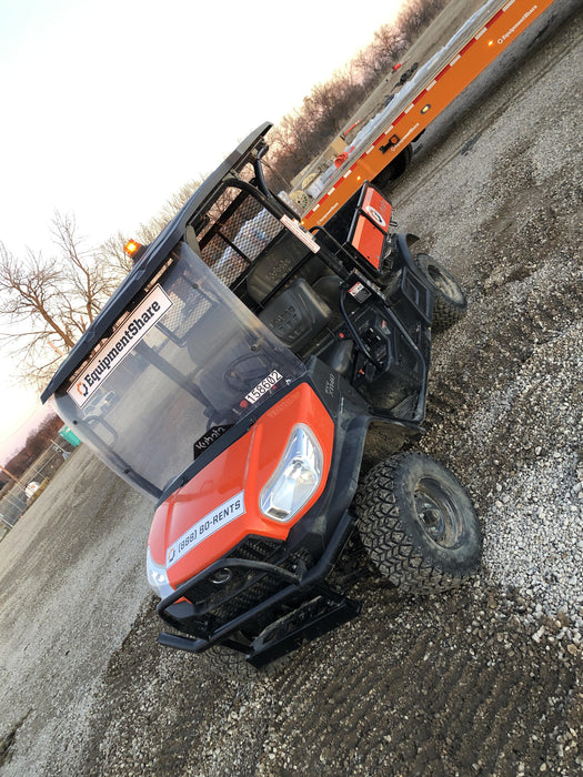 2021 Kubota RTV-X1140W-H Plastic Canopy, Windshield Acrylic Clear, LED Strobe Light, Wire Harness Kit, Back up Alarm