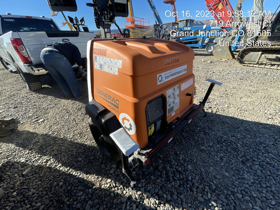 2023 Generac MLT2 Diesel, Flex Switch 120V Input, Powerzone Controller, (4) 320W LED Lights, 4kW Generator, 39.9 Gal Fuel Tank, 2" Ball, T3