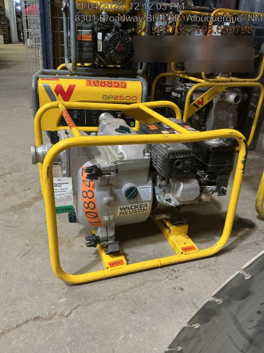 2020 WACKER NEUSON PT2A