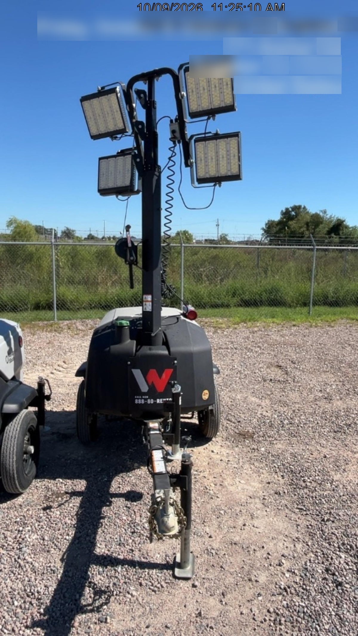 2024 Wacker Neuson LTT4 Diesel, Kohler KDW702, Deep Sea Controller, Auto Start, LED 320W, Bypass Outlet, T3