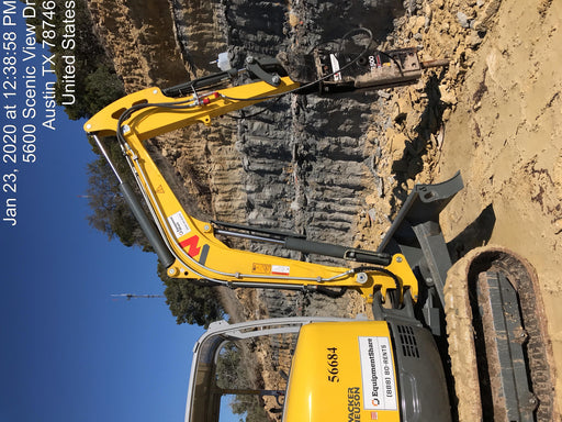 2020 Wacker Neuson EZ53 MX,TRK,LGD,CNPY,PC w/QC Coupler, 12"/18"/24" HD Buckets