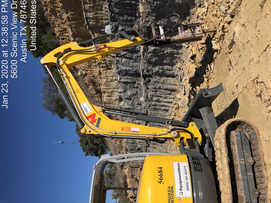 2020 Wacker Neuson EZ53 MX,TRK,LGD,CNPY,PC w/QC Coupler, 12"/18"/24" HD Buckets