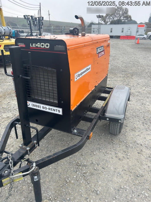 2022 Lincoln Electric LE400 Kubota V1505, Trlr, Cable Rack, Light Kit, ES Decals, T3