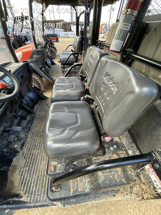 2022 Kubota RTV-X1140W-H Plastic Canopy, Windshield Acrylic Clear, LED Strobe Light, Wire Harness Kit, Back up Alarm