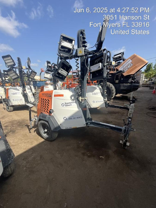 2023 Generac MLT2 Diesel, Flex Switch 120V Input, Powerzone Controller, 
(4) 320W LED Lights, 4kW Generator, 39.9 Gal Fuel Tank, 2" Ball, T3