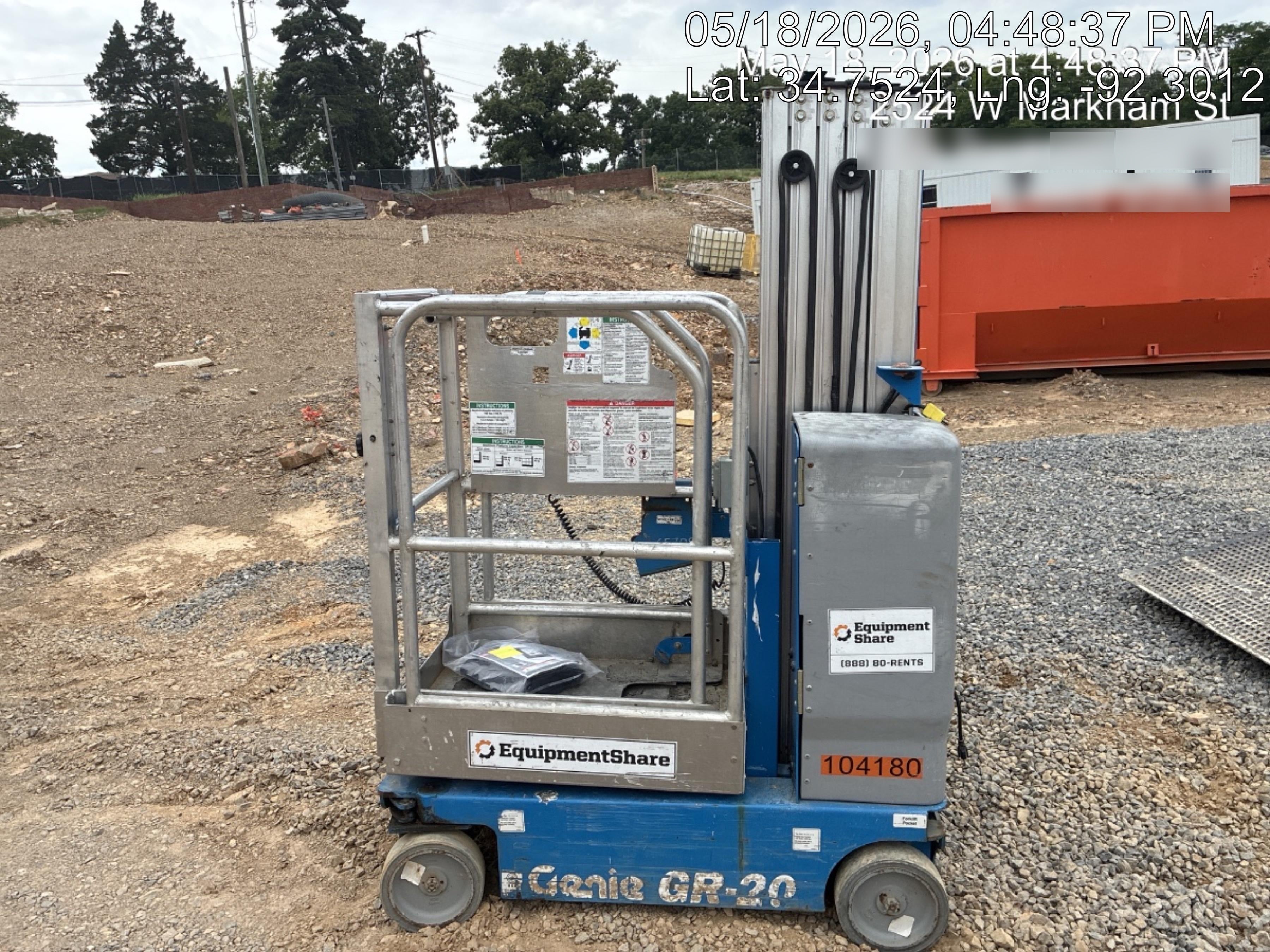 2020 GENIE GR-20