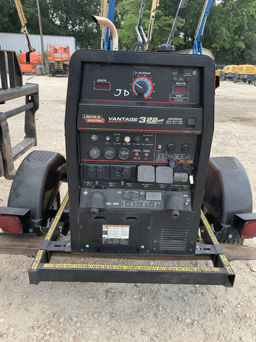 2021 Lincoln Electric Vantage 322 Vantage 322 Ready Pak 3 w/ Decals, ORANGE (includes trailer, cable rack, fender light kit) NO Telematics