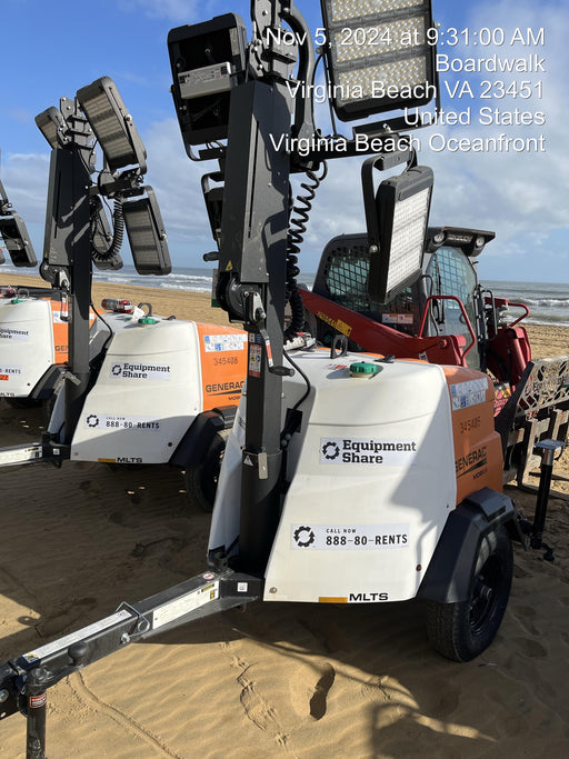 2023 Generac MLT2 Diesel, Flex Switch 120V Input, Powerzone Controller, (4) 320W LED Lights, 4kW Generator, 39.9 Gal Fuel Tank, 2" Ball, T3