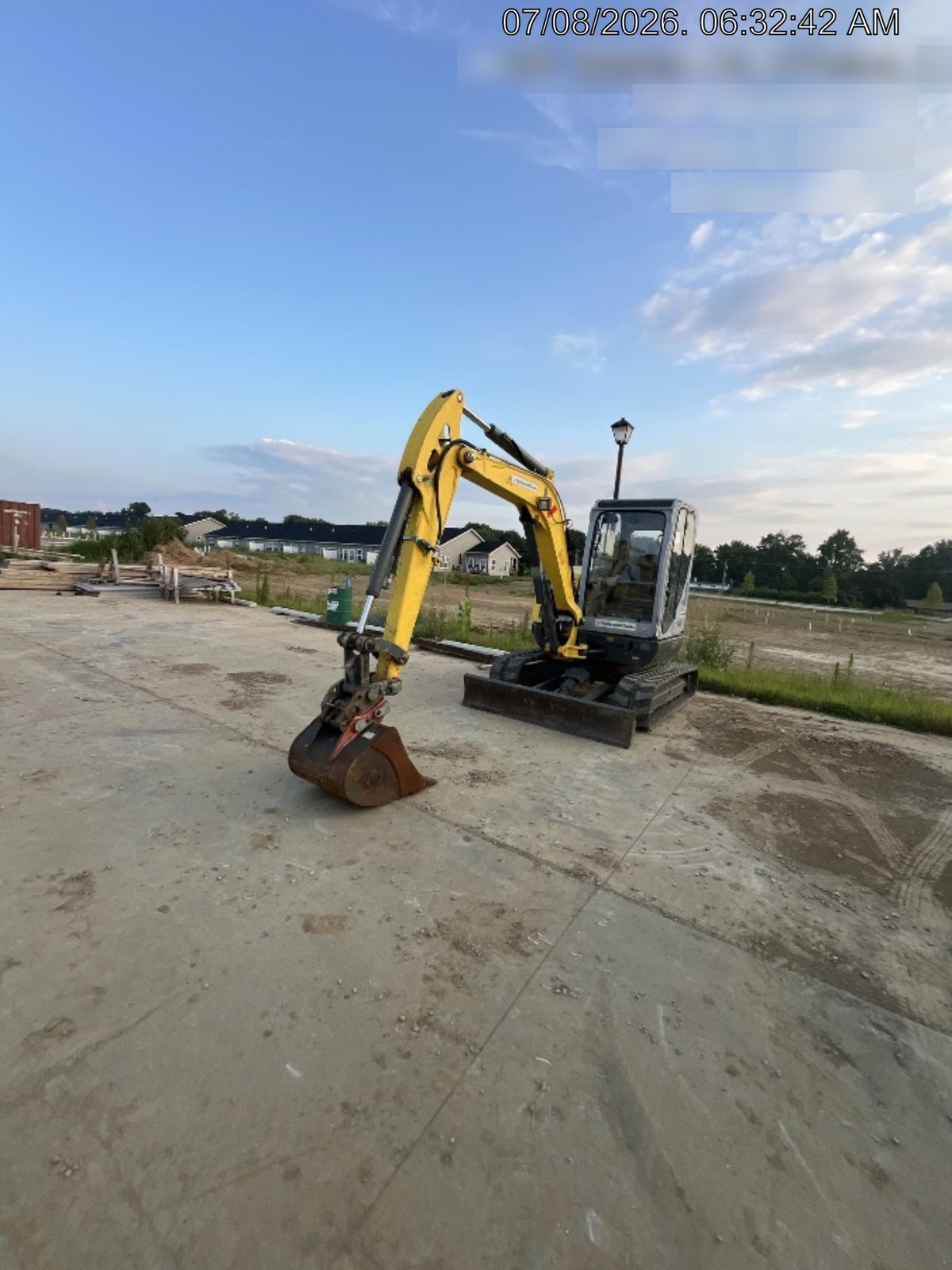 2018 Wacker Neuson EZ53 Wacker Neuson EZ53 12K Excavator, TRK,LGD,CAB,PC, Manual QC, Hydraulic Thumb, Buckets: 24", 18 12"