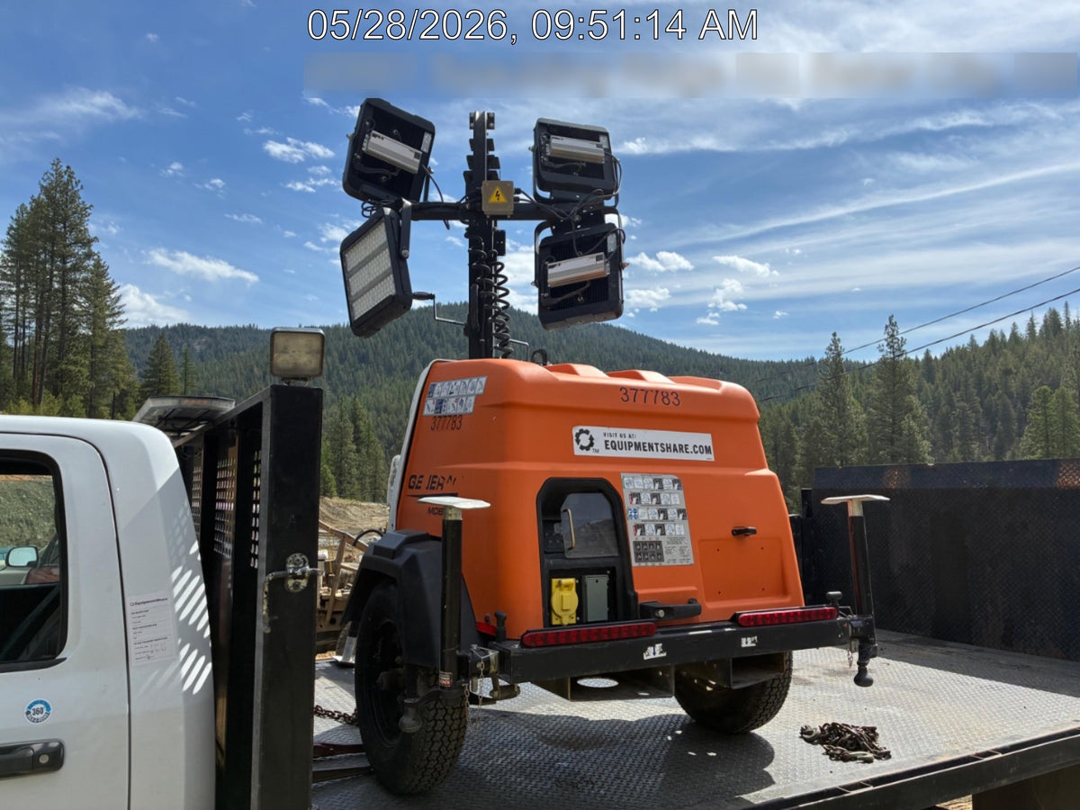 2023 Generac MLT2 Diesel, Flex Switch 120V Input, Powerzone Controller, 
(4) 320W LED Lights, 4kW Generator, 39.9 Gal Fuel Tank, 2" Ball, T3