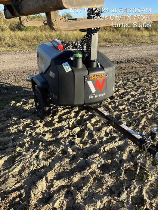 2024 Wacker Neuson LTT4 Diesel, Kohler KDW702, Deep Sea Controller, Auto Start, LED 320W, Bypass Outlet, T3