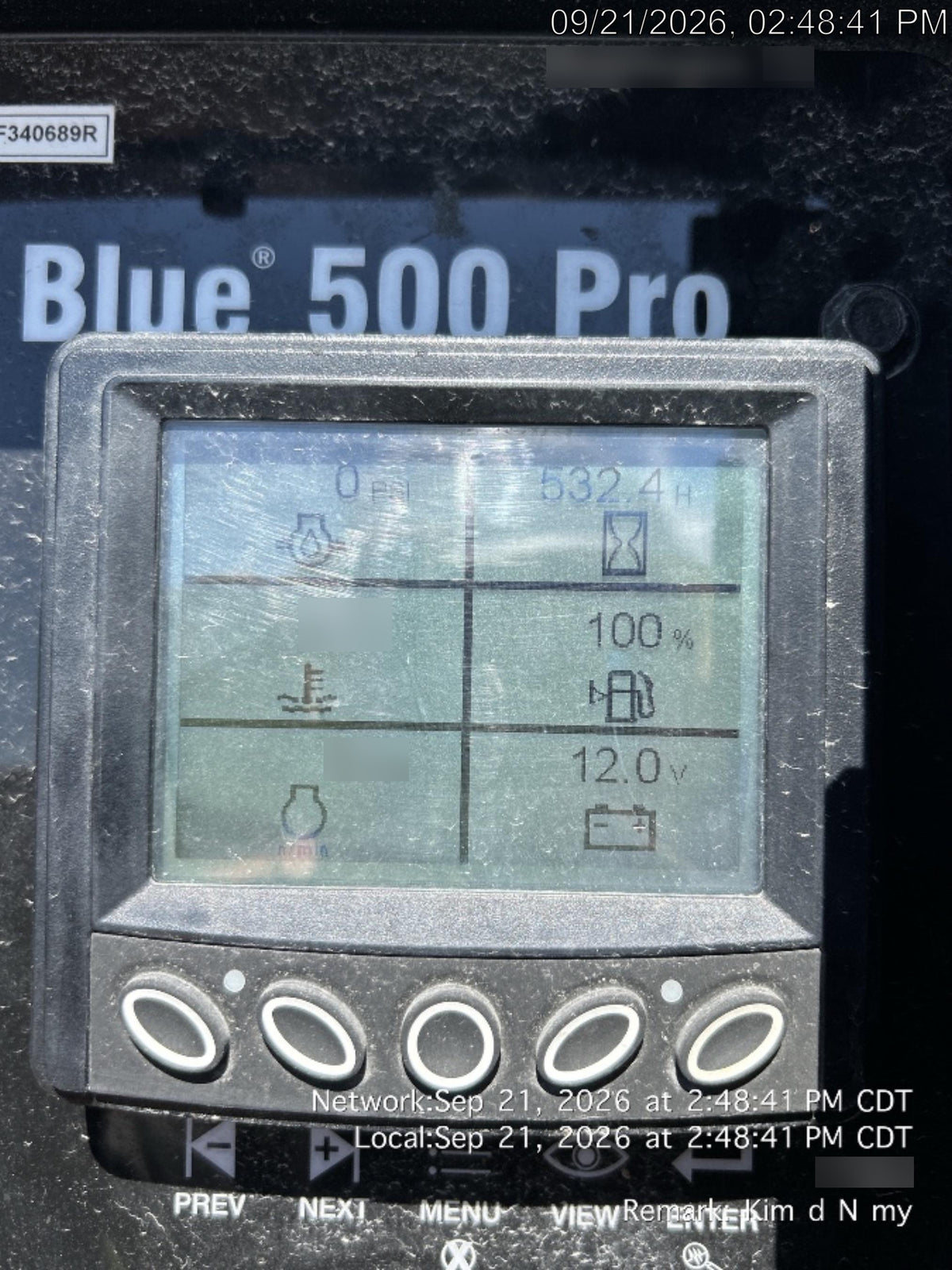 2025 MILLER ELECTRIC BIG BLUE 500