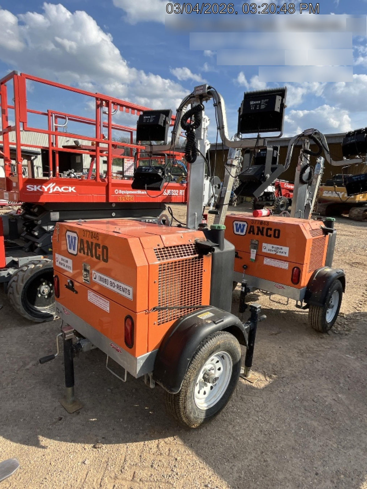 2023 Wanco WLTT-4MM4K Diesel, Deep Sea Controller, Shore Power Plug, Auto Start, (4) 350W LED Floodlights, 4kW Generator, 60 Gal Fuel Tank, 2" Ball, T3