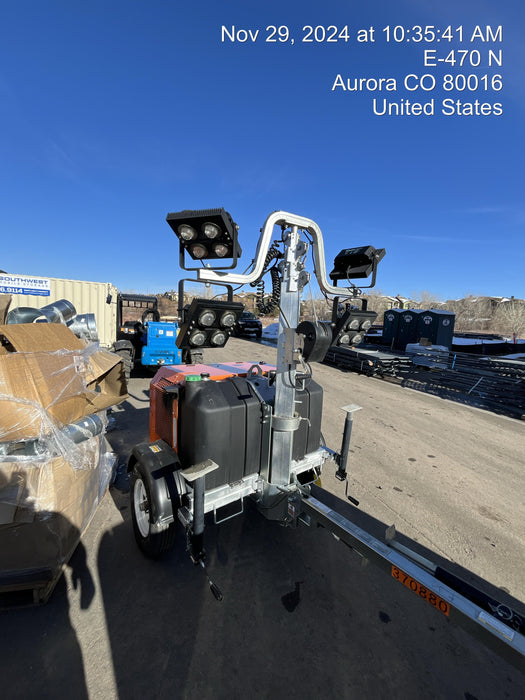 2023 Wanco WLTT-4MM4K Diesel, Deep Sea Controller, Shore Power Plug, Auto Start, (4) 350W LED Floodlights, 4kW Generator, 60 Gal Fuel Tank, 2" Ball, T3