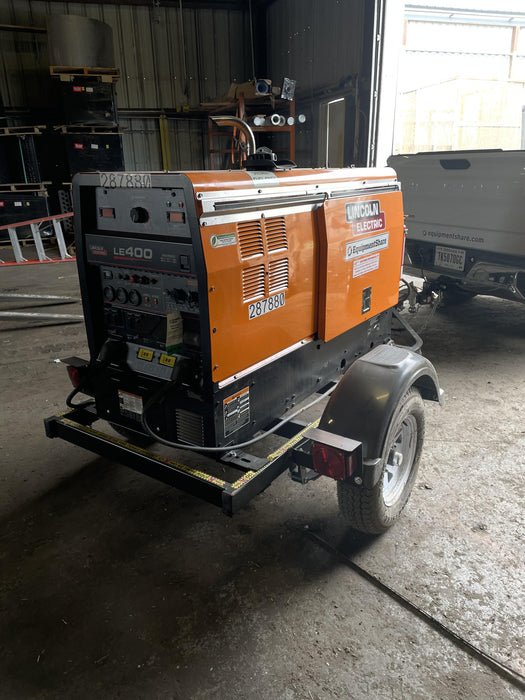 2023 Lincoln Electric LE400 Kubota V1505, Trlr, Cable Rack, Light Kit, ES Decals, T3