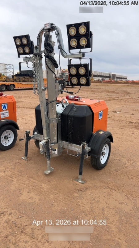2024 Wanco WLTT-4MM4K Diesel, Deep Sea Controller, Shore Power Plug, Auto Start, (4) 350W LED Floodlights, 4kW Generator, 60 Gal Fuel Tank, 2" Ball, T3