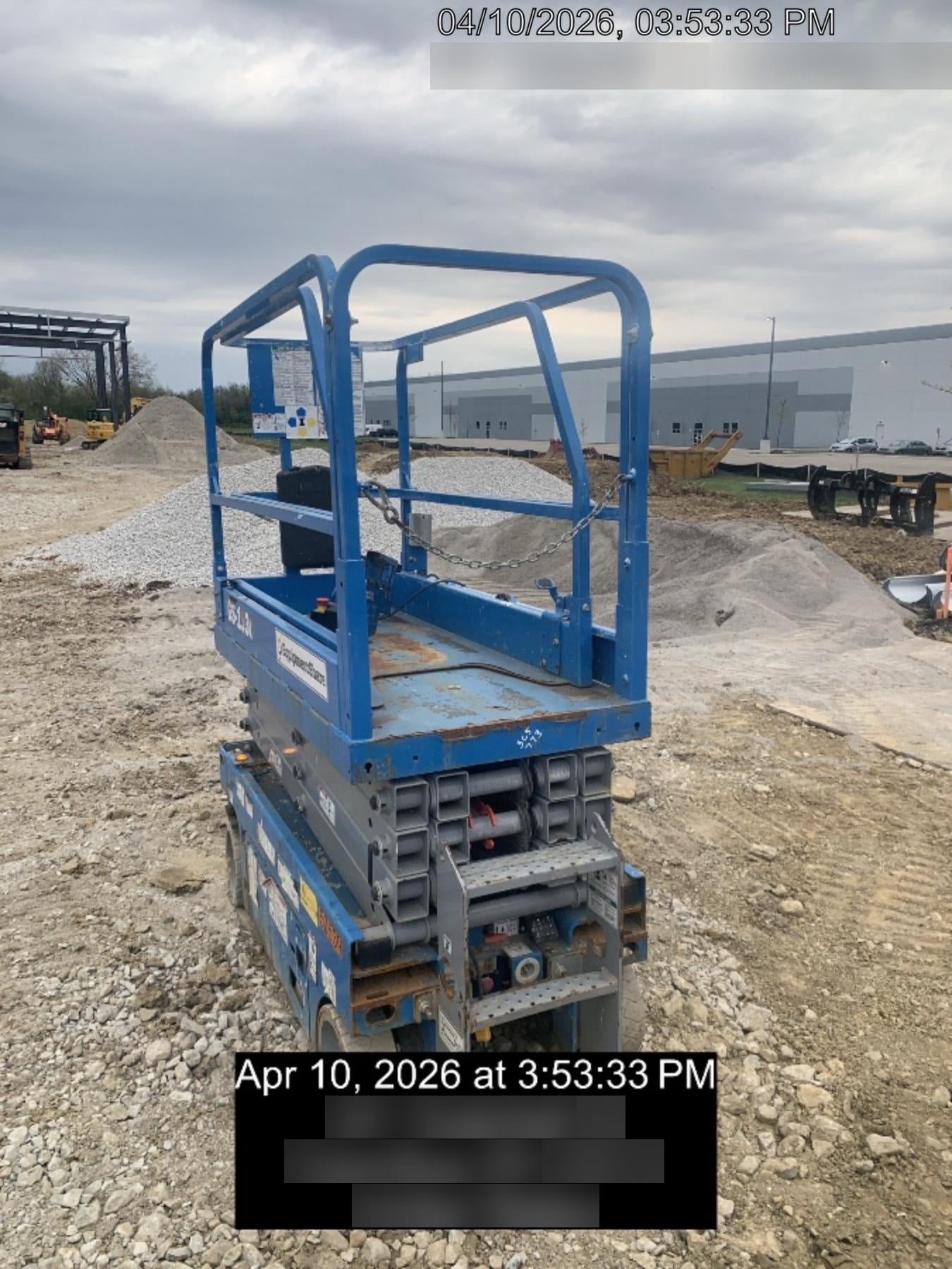 2019 Genie GS-1930 Fixed Rails with Chain Entry