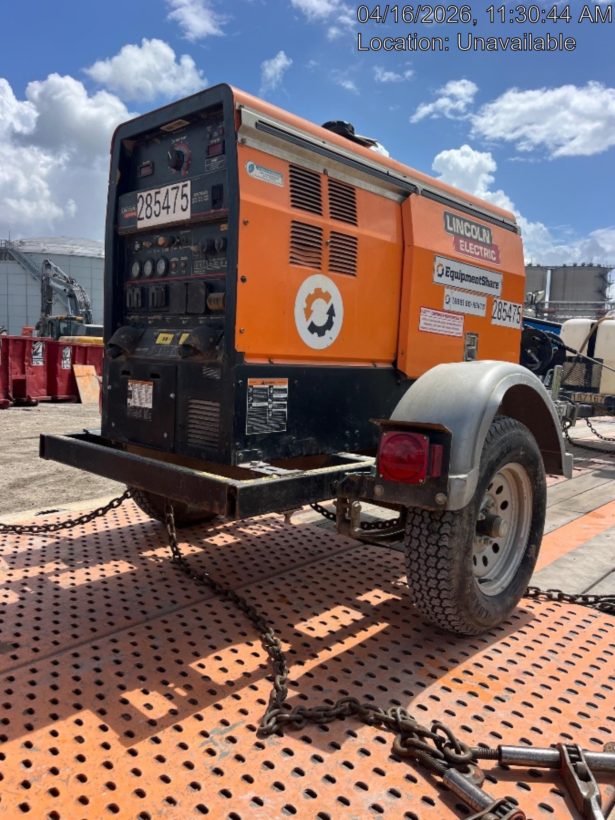 2022 Lincoln Electric LE400 Kubota V1505, Trlr, Cable Rack, Light Kit, ES Decals, T3