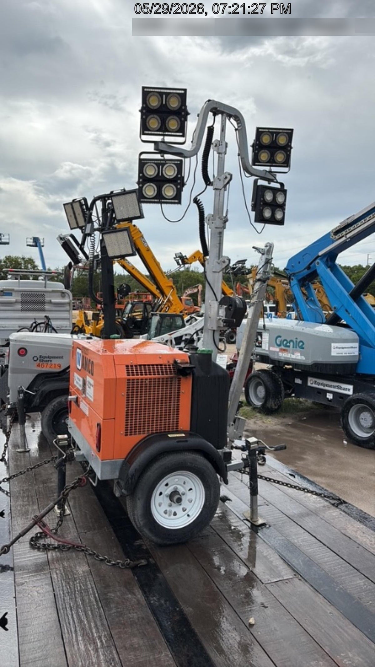 2023 Wanco WLTT-4MM4K Diesel, Deep Sea Controller, Shore Power Plug, Auto Start, (4) 350W LED Floodlights, 4kW Generator, 60 Gal Fuel Tank, 2" Ball, T3