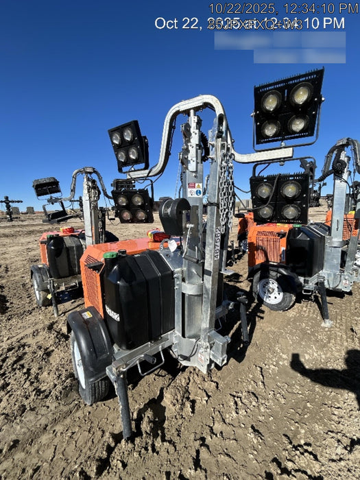 2024 Wanco WLTT-4MM4K Diesel, Deep Sea Controller, Shore Power Plug, Auto Start, (4) 350W LED Floodlights, 4kW Generator, 60 Gal Fuel Tank, 2" Ball, T3