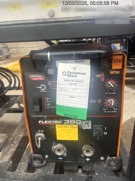 2022 LINCOLN ELECTRIC FLEXTEC 350X