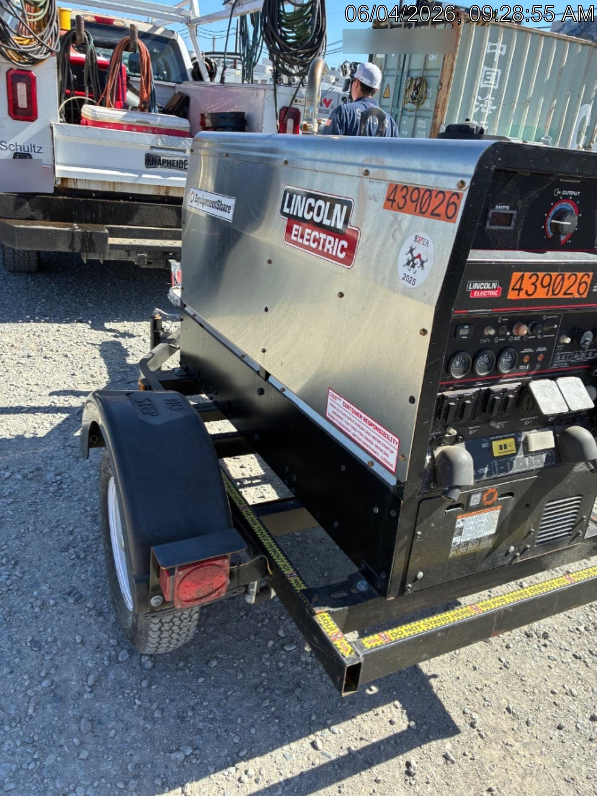 2024 Lincoln Electric LE400 Kubota V1505, Trlr, Cable Rack, Light Kit, ES Decals, T3