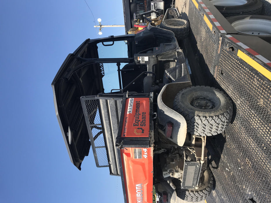 2019 Kubota RTV-X1140W-H 4wd Utility Cart, 4 Seat, Diesel, LED Strobe, Windshield Tempered Glass, Plastic Canopy, Wire Harness Kit, Backup Alarm