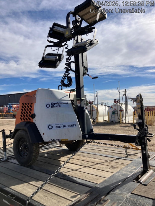 2024 Generac MLT2 Diesel, Flex Switch 120V Input, Powerzone Controller, 
(4) 320W LED Lights, 4kW Generator, 39.9 Gal Fuel Tank, 2" Ball, T3