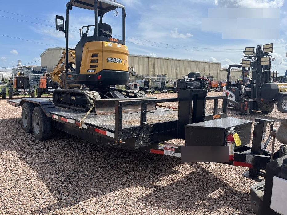 2024 TEXAS PRIDE TRAILERS 21' Lowboy Gravity Tilt Bed 14K Bumper Pull Trailer