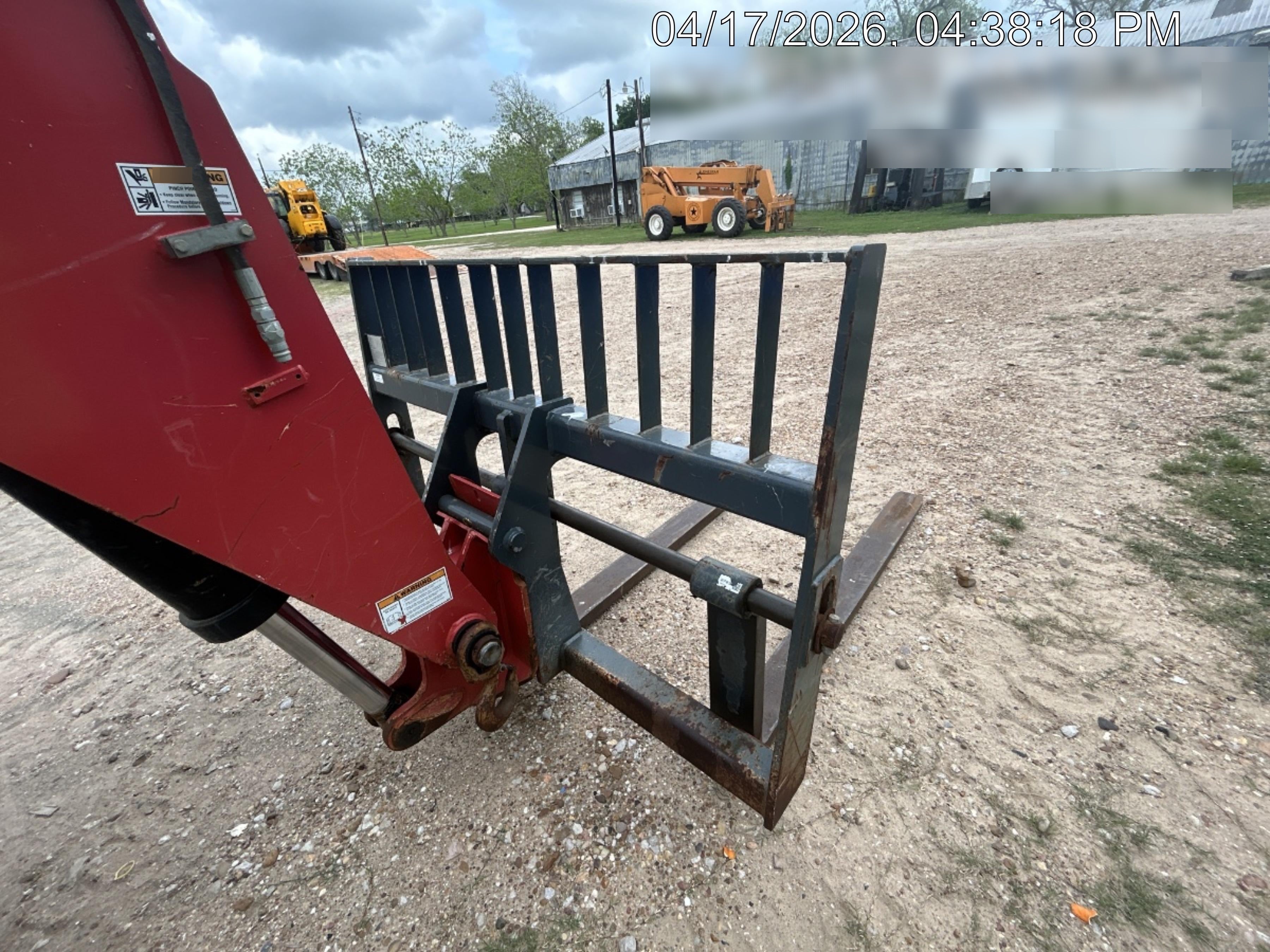 2018 Manitou MTA10055 Manitou MTA 10055 w/Cab/Heat/AC, Work Lights/Strobe, Aux Hyd, Solid Tires, Lift Hook, 66" Carriage, 60" Forks